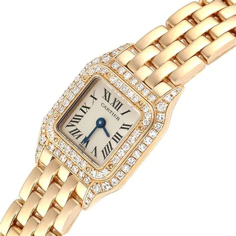 cartier panthere mini watch|cartier panthere watch with diamonds.